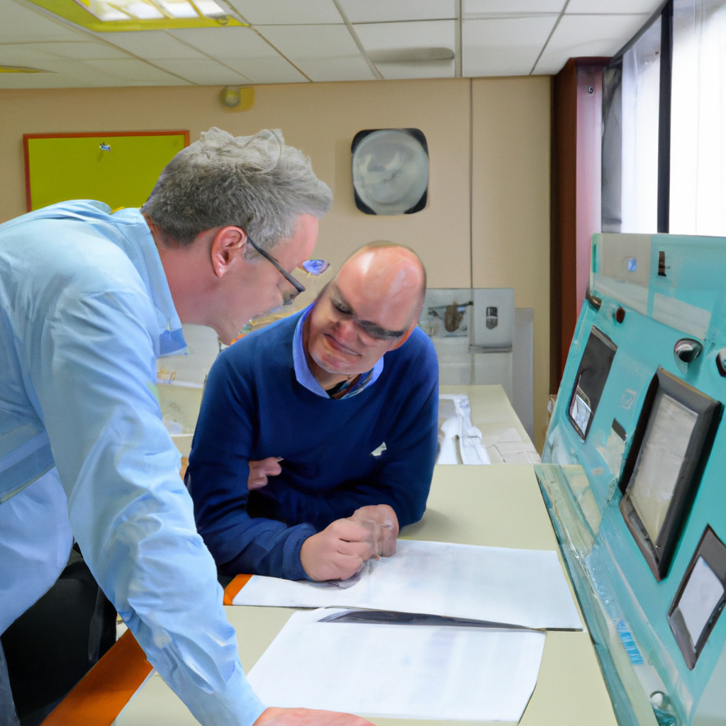 Ingénieurs analysant un réseau énergétique
